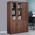 . Modern Office Storage Wooden Cabinet