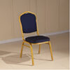 Blue Metal Banquet Chair