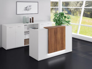 1.4m Zion Reception Desk Counter
