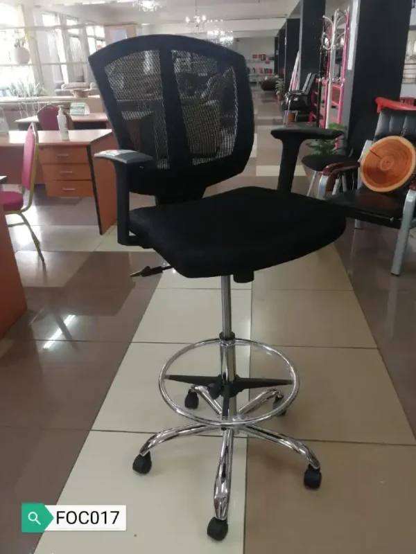 Ergonomic Mesh Cashier Seat