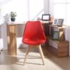 Leather Padded Eames Dining Chair