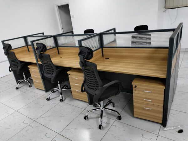 6-Way Modular Office Workstation
