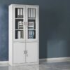 Two-Door Metallic Office File Cabinet
