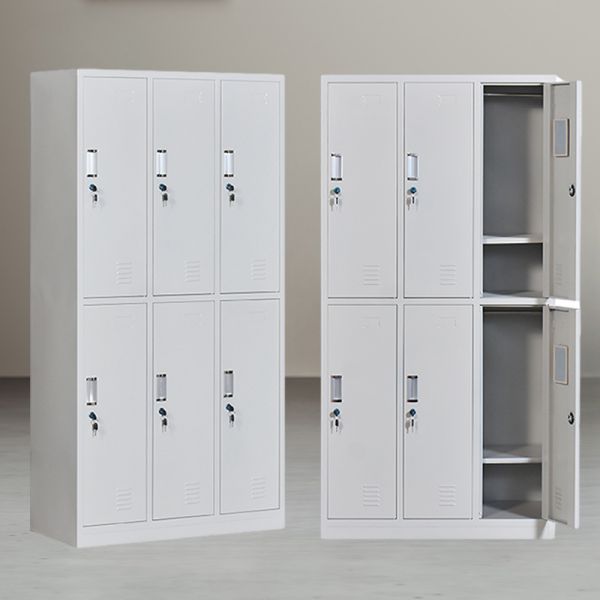 6-Locker Storage Filing Cabinet