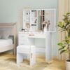 Elegant White Vanity Table