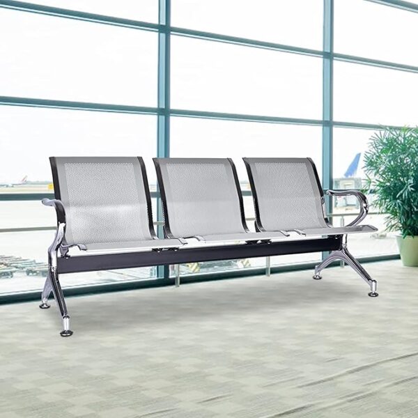 3-Seater Waiting Room Bench