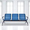 Airport 3-Seater Metallic Office Bench