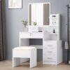 Elegant White Vanity Table