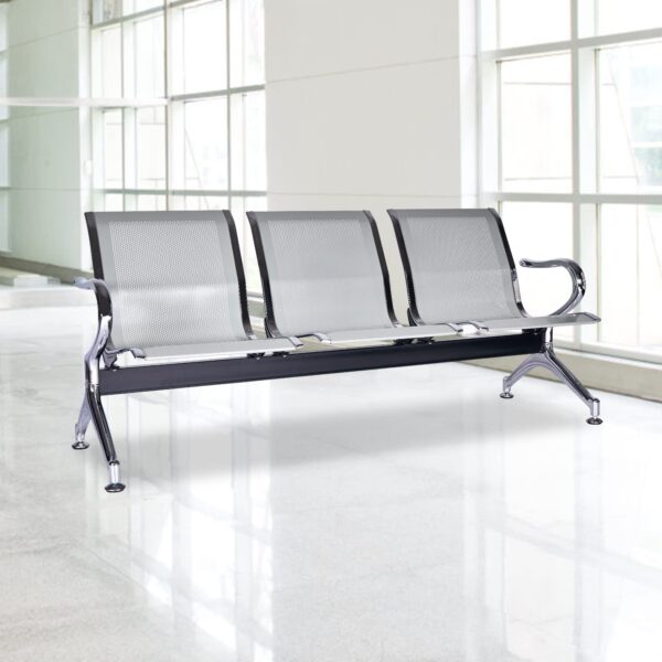 3-Seater Waiting Room Bench
