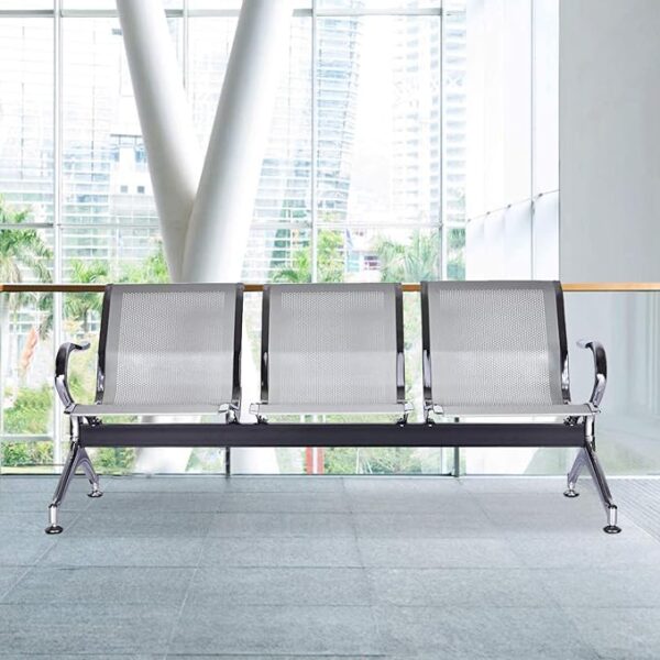 3-Seater Waiting Room Bench