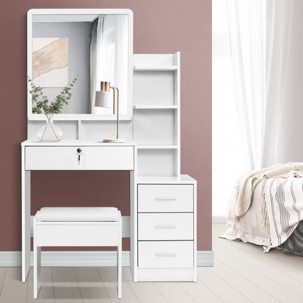 Elegant White Vanity Table