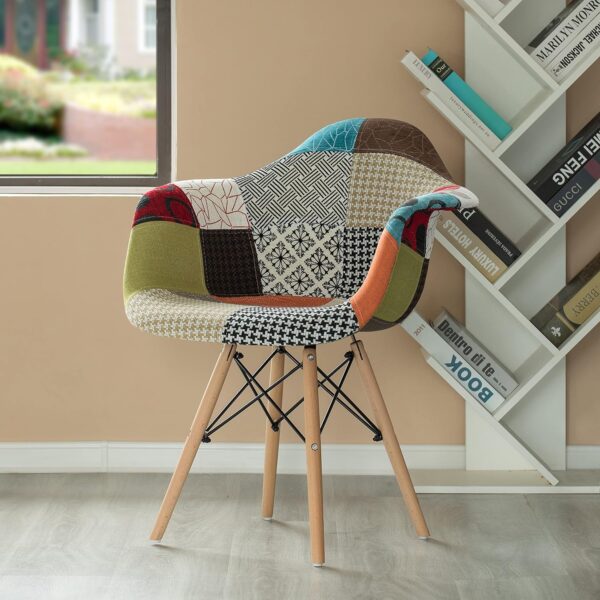 Multicolor Trendy Cushion Lounge Chair
