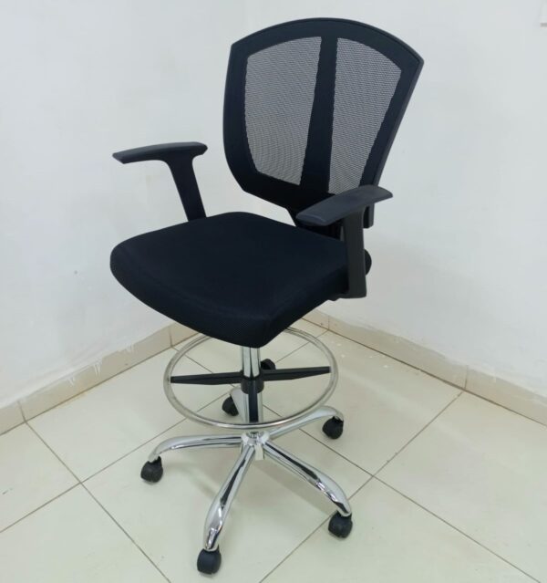 Ergonomic Mesh Cashier Seat