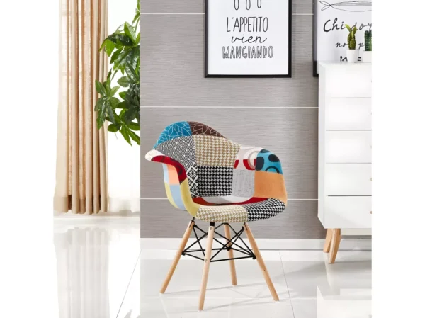 chaise_14062157.webp Moda Patchwork Tub Eames Armchair