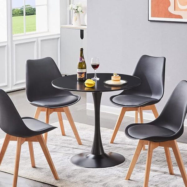 81XRo-KOtAL._AC_SX679_.jpg Eames Leather Padded Dining Chair