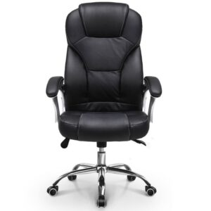Faux Leather Ergonomic Office Chair