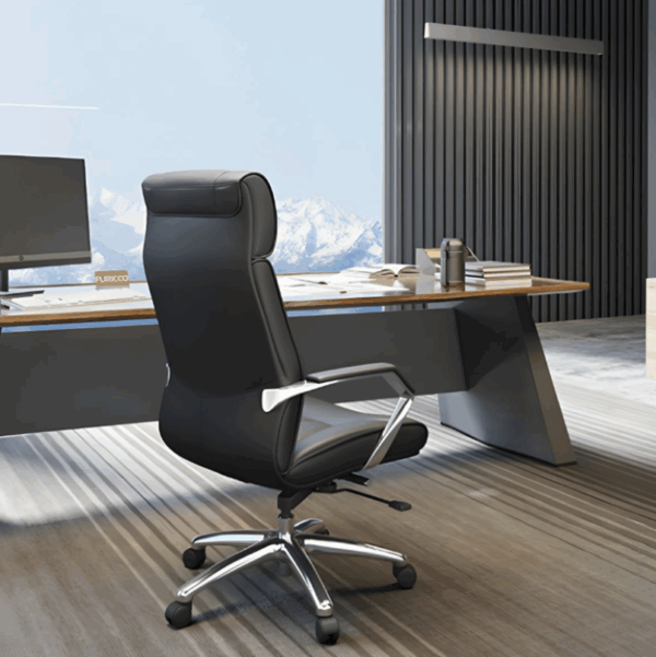 High Back Leather Office Chair