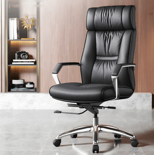 High Back Leather Office Chair
