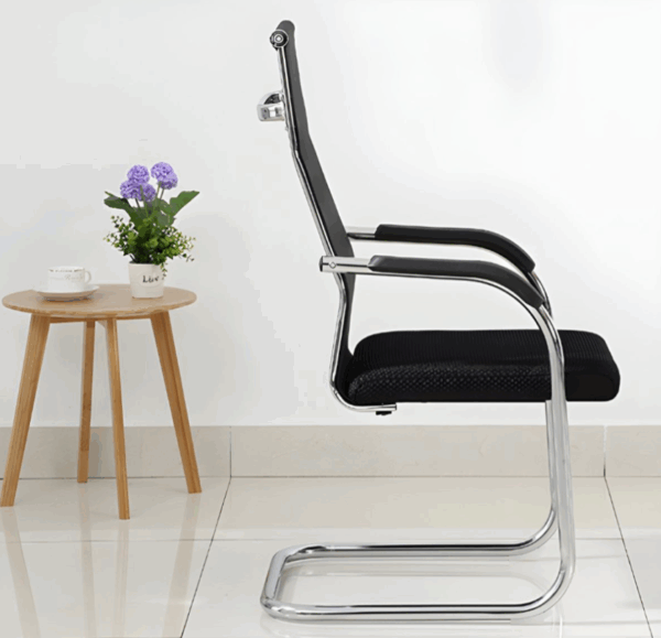 Cantilever Mesh Visitor Chair