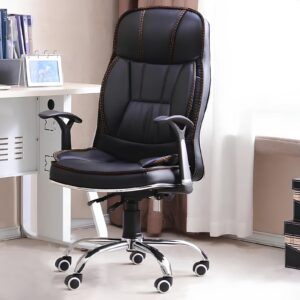 High-Back Leather Office Chair