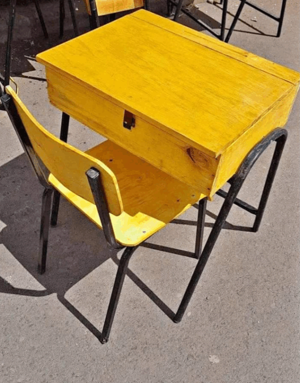 Durable School Locker and Chair