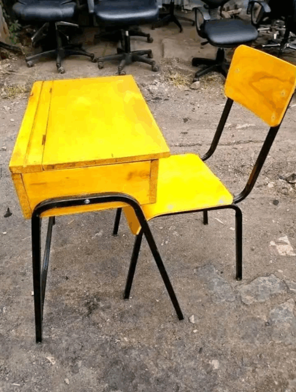 Durable School Locker and Chair