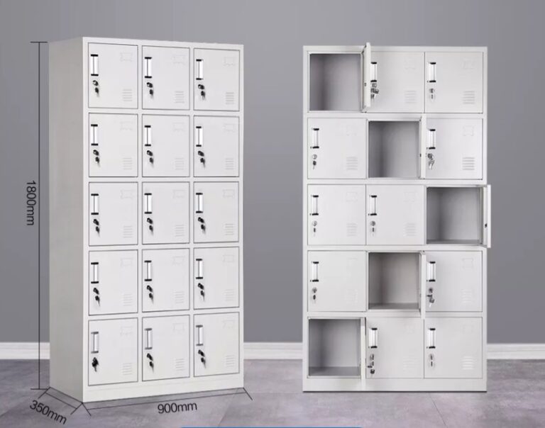 15 Locker Steel Office Cabinet