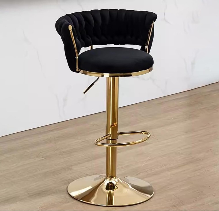 Luxury Velvet Swivel Bar Stool - Pioneer Furniture