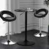 Modern Swivel Height Adjustable Leather Barstool